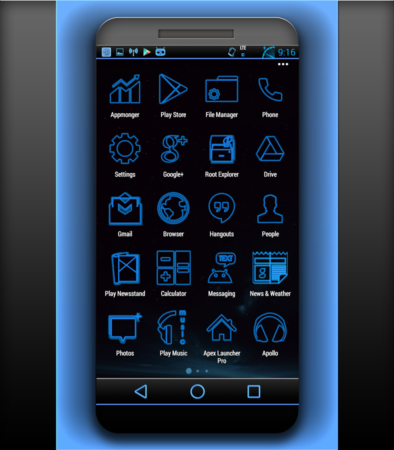 NEW CM 11 THEME STOCK GLOW