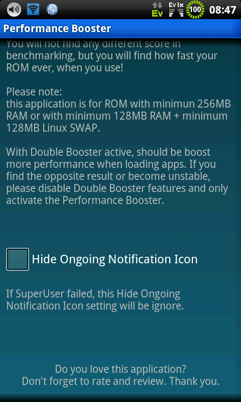 Performance Booster (root)