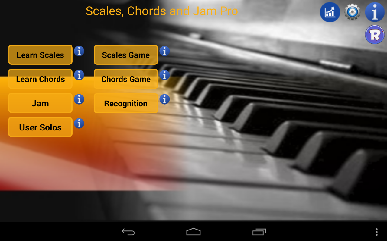 Piano Scales Chords Jam Pro