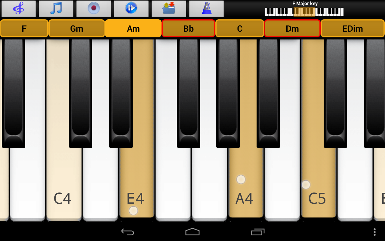 Piano Scales Chords Jam Pro