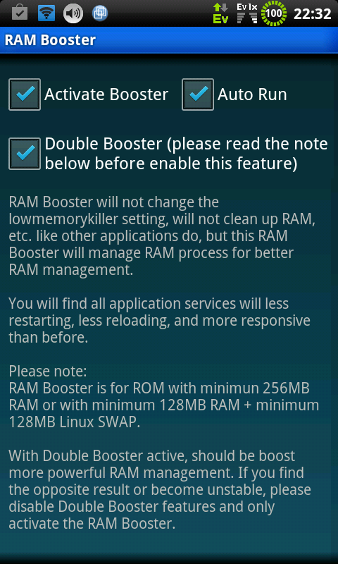 RAM Booster (root)