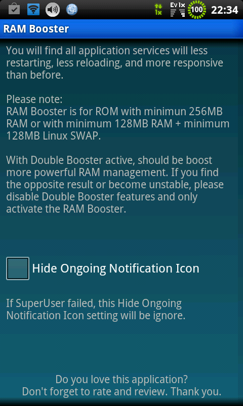 RAM Booster (root)