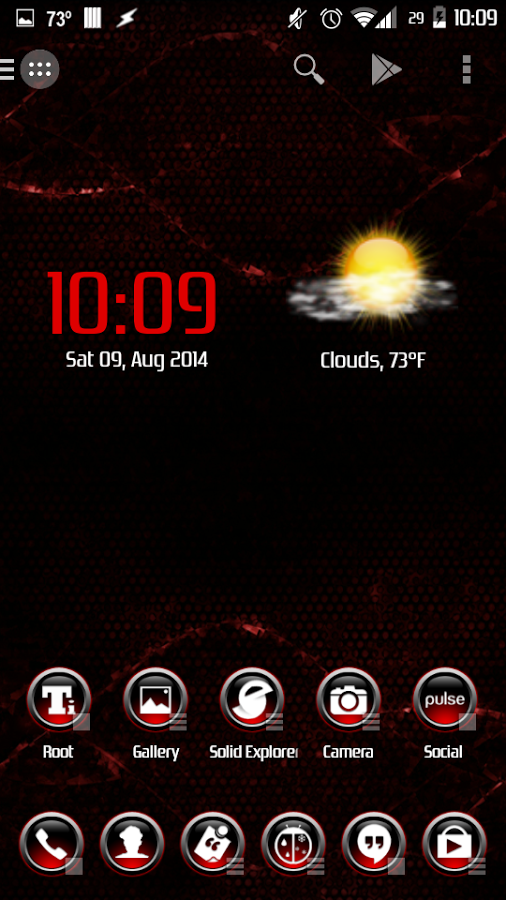 Red Gemz Apex/ADW/Nova Theme