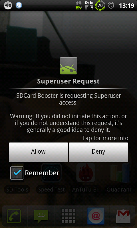 SDCard Booster (root)