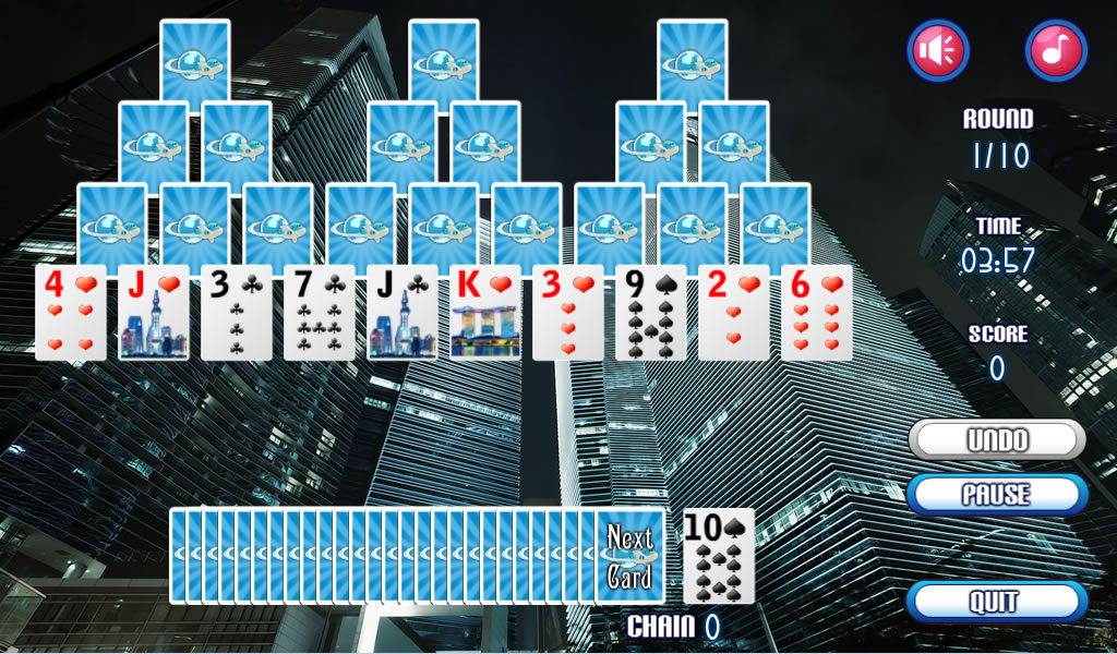 Skyscraper Solitaire