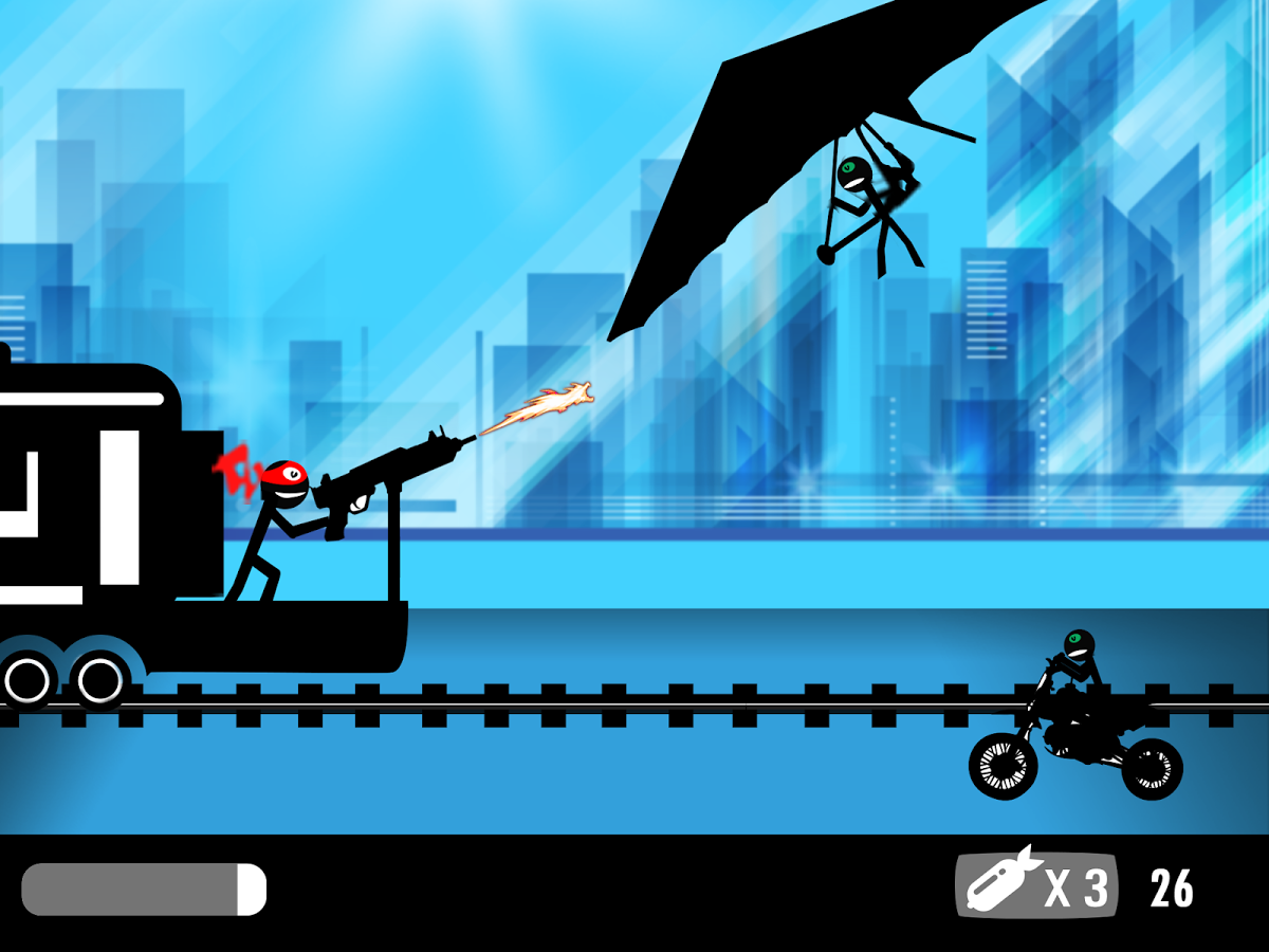 Stickman Train Shooting