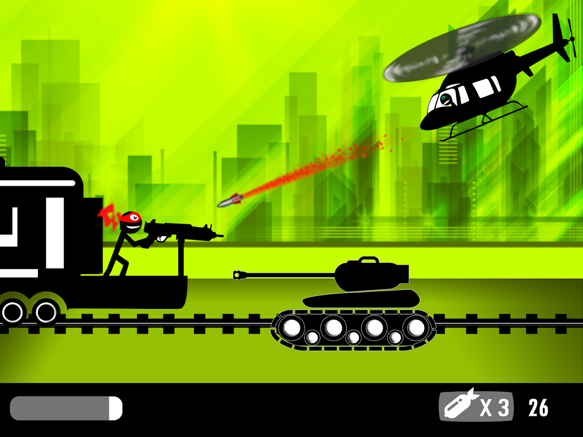 Stickman Train Shooting