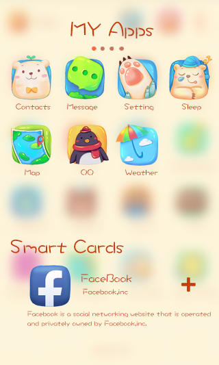 Sweet Bear GO Launcher Theme