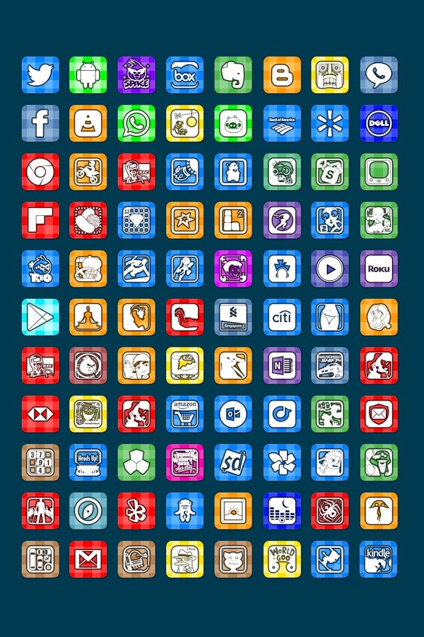 Vitro Flat Icon Pack Theme