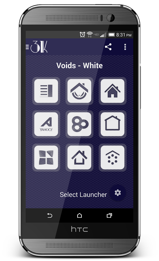 Voids White - Icon Pack