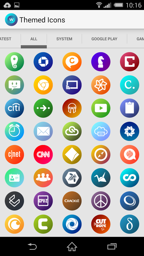 Whirls Icon Pack