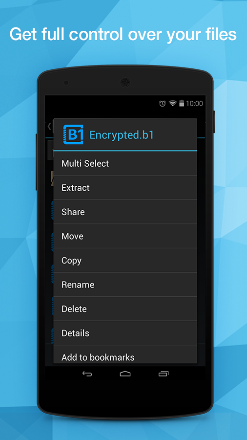 B1 File Manager and Archiver