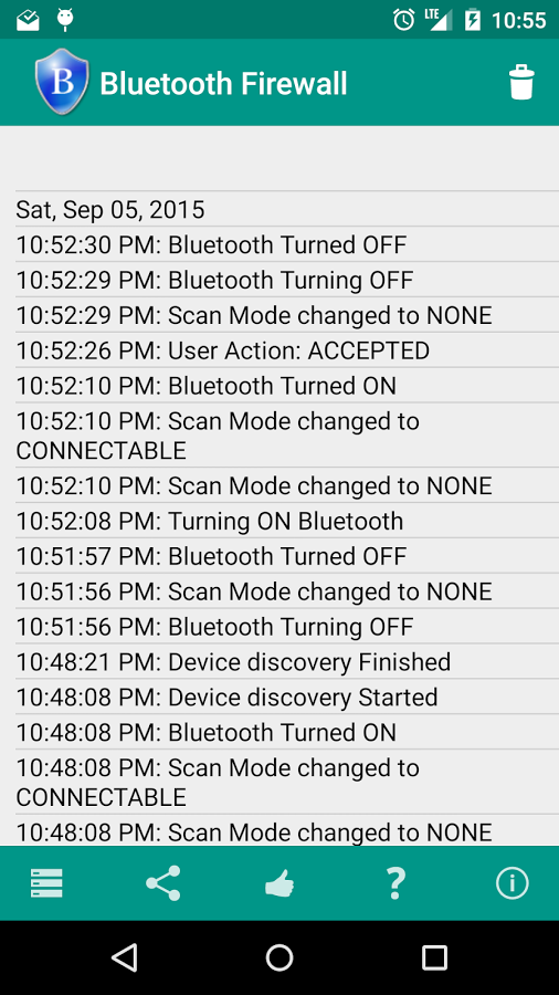 Bluetooth Firewall