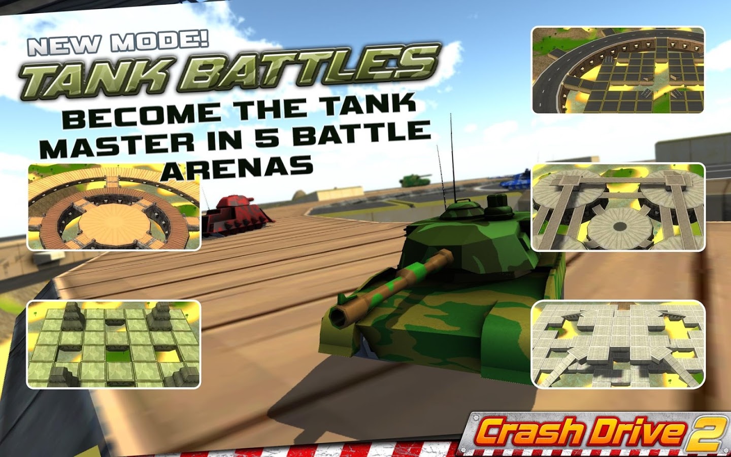 Crash Drive 2: 3D racing cars (Mod Money) 