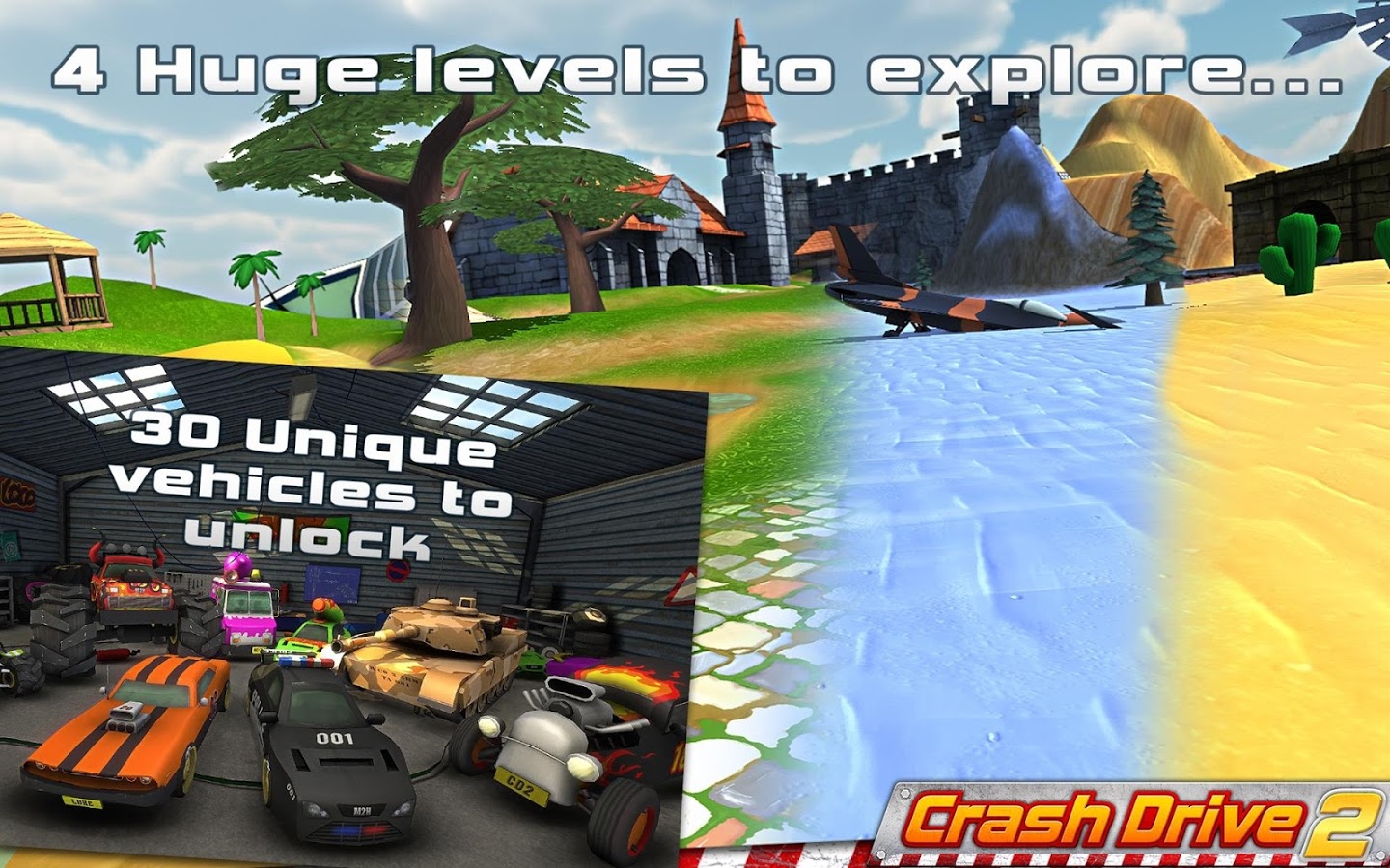 Crash Drive 2: 3D racing cars (Mod Money) 