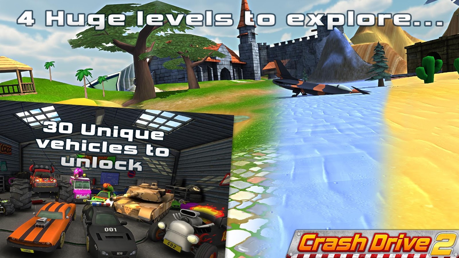 Crash Drive 2: 3D racing cars (Mod Money) 