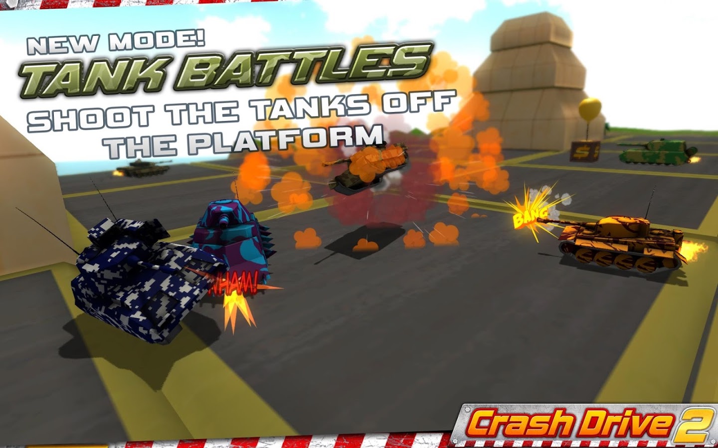 Crash Drive 2: 3D racing cars (Mod Money) 