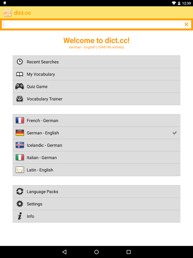 dict.cc+ dictionary
