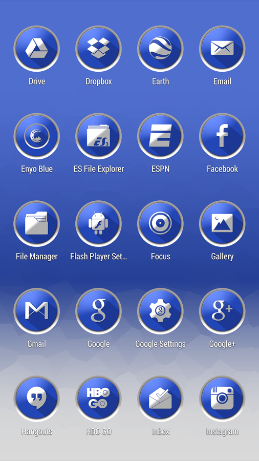Enyo Blue - Icon Pack