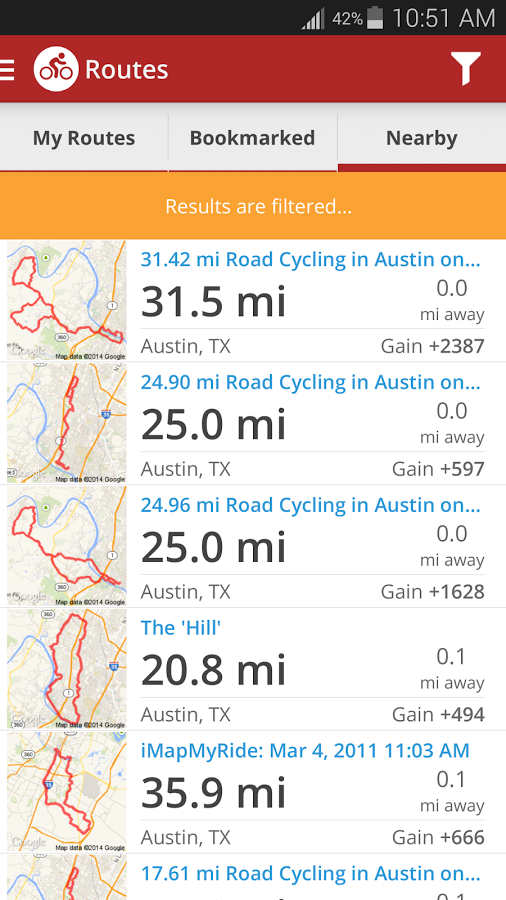 Map My Ride+ GPS Cycling