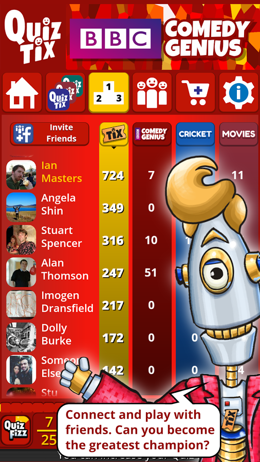 QuizTix: BBC Comedy Genius