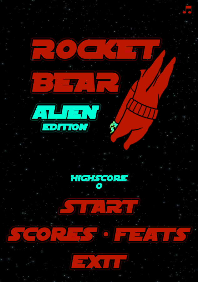 Rocket Bear - Alien Edition