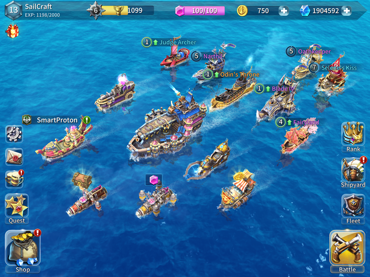 SailCraft - Battleships Online