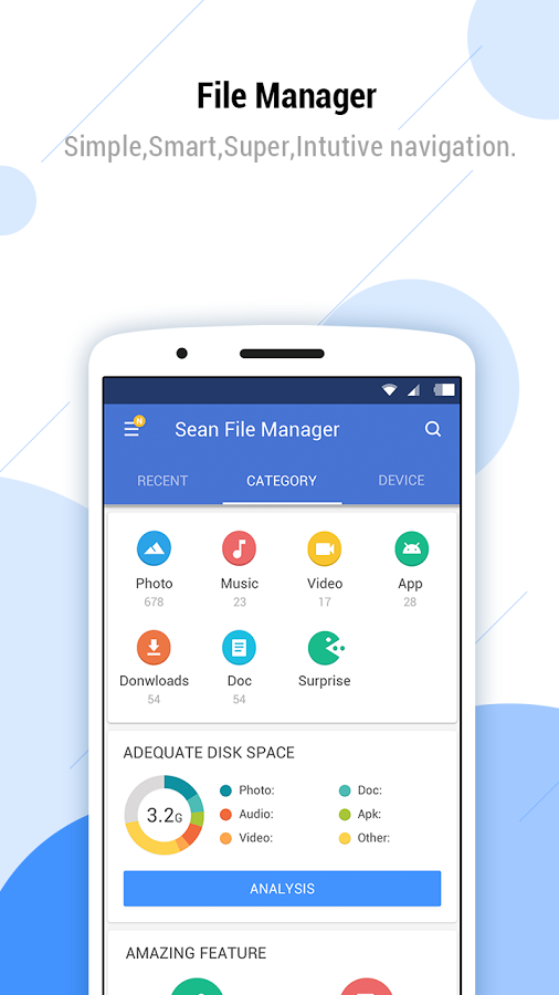 Sean File Manager - Explore, Clean & Transfer