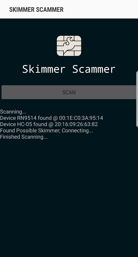 Skimmer Scanner