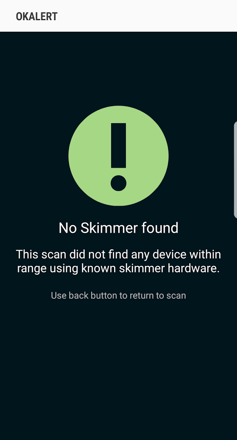 Skimmer Scanner