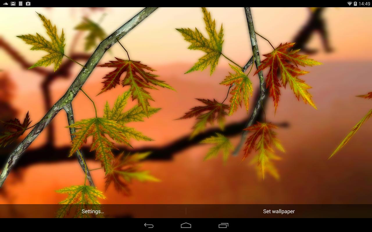 Autumn Leaves in HD Gyro 3D XL