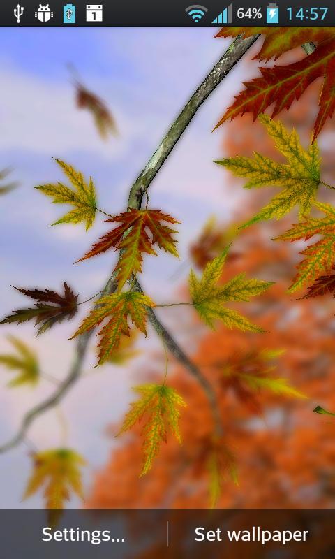 Autumn Leaves in HD Gyro 3D XL