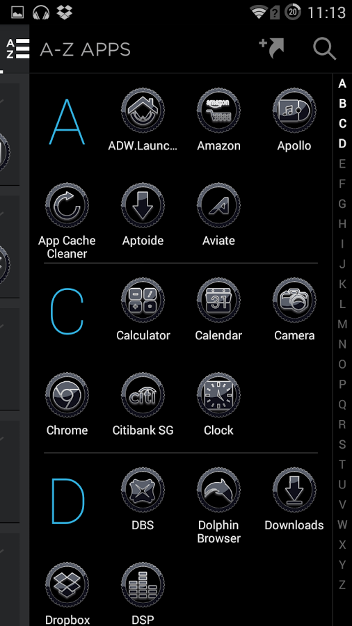 BlackGear Icons CM11&Launchers