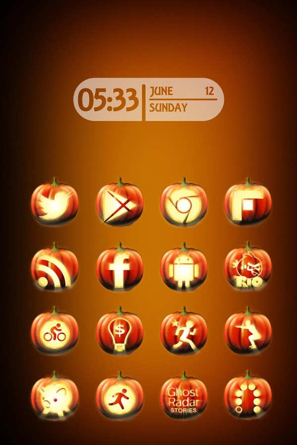 Halloween Icon Pack Theme