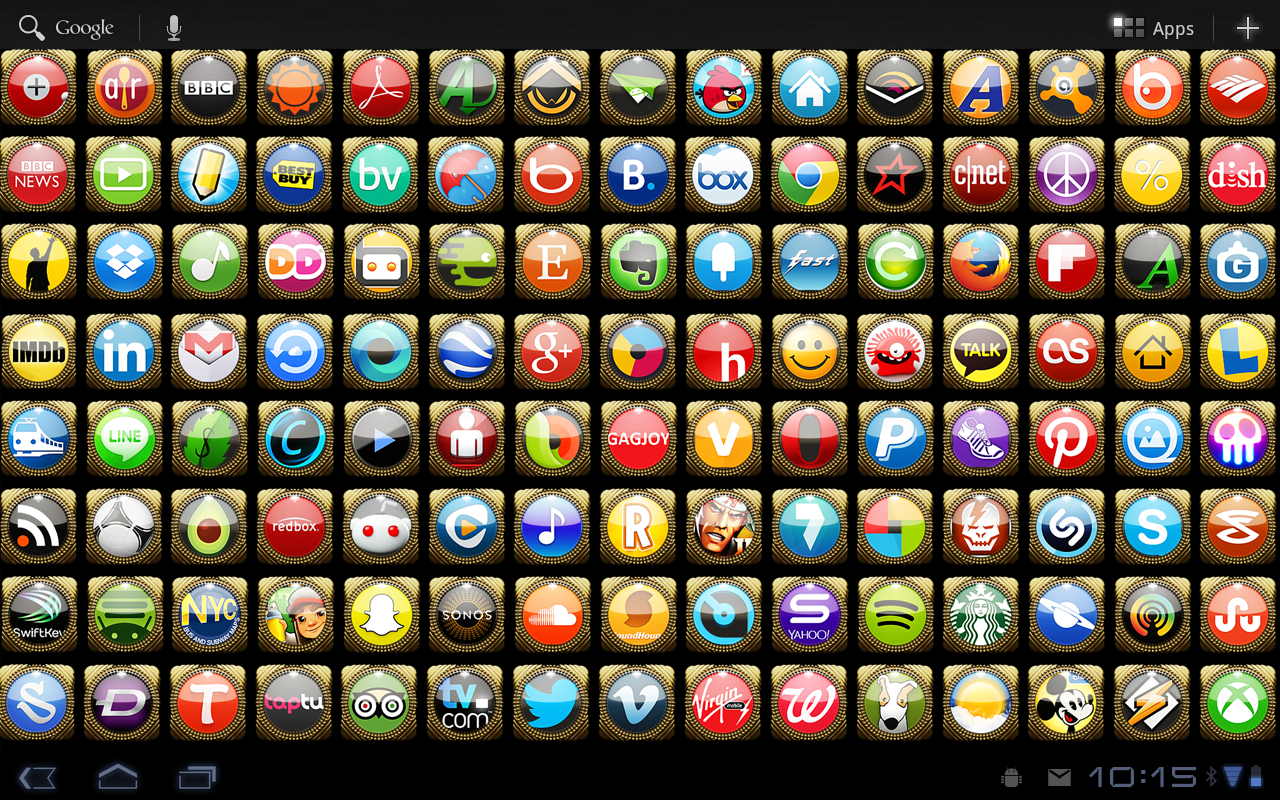 icon pack golden dragon