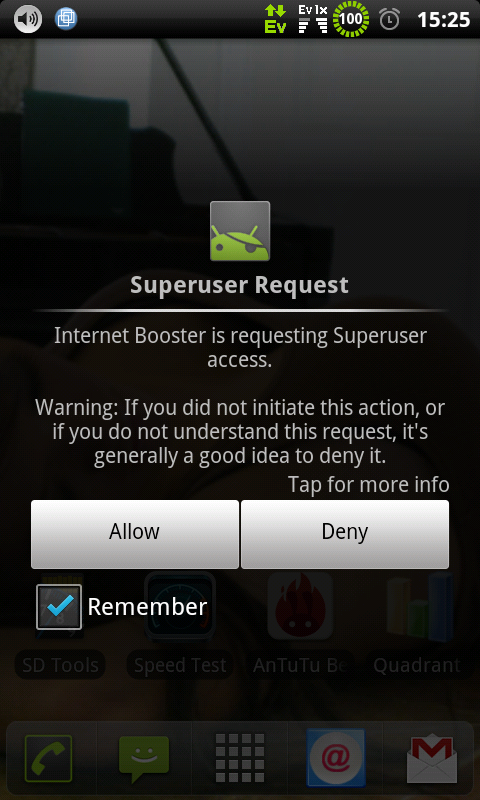 Internet Booster (root)