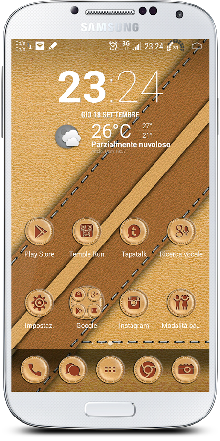 Leather Beige Theme