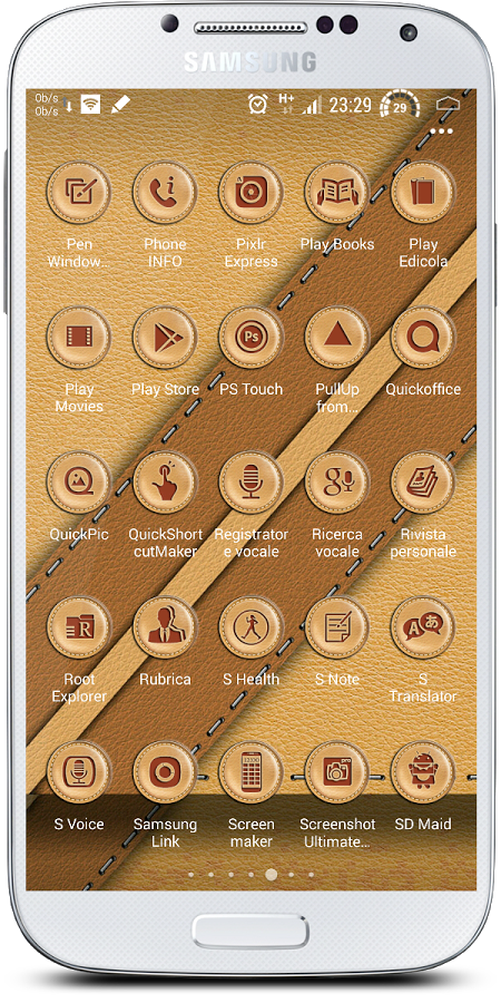 Leather Beige Theme