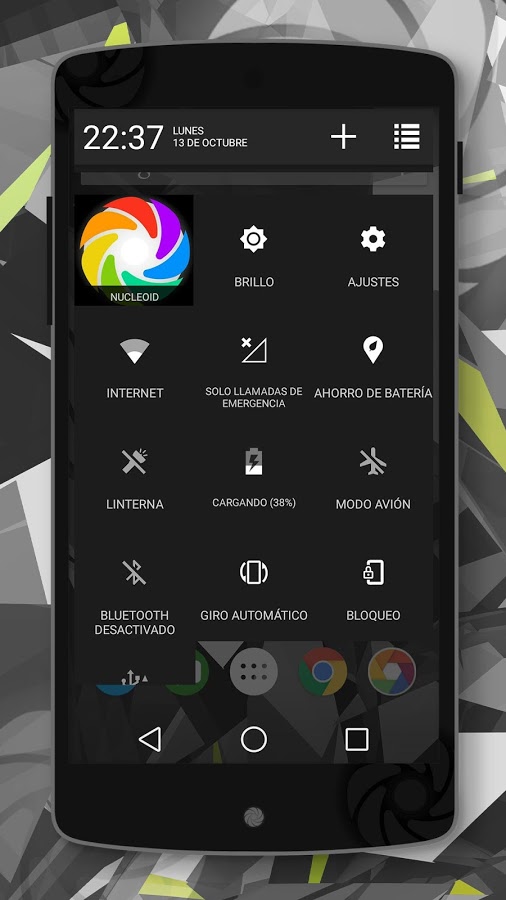 Lollipop 5.0 Dark Theme