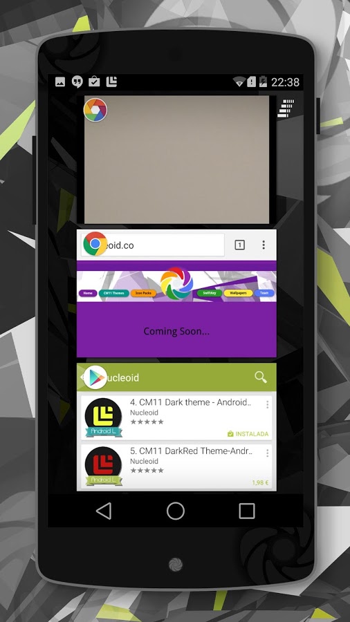 Lollipop 5.0 Dark Theme