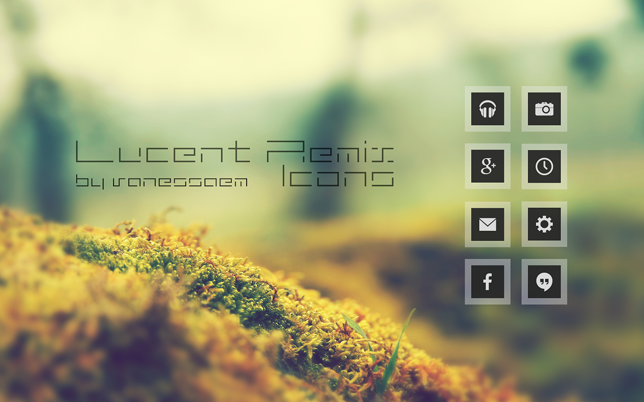 Lucent Remix Icons - Icon Pack