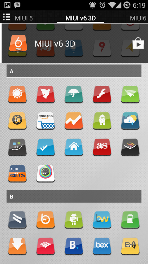 MIUI 6 - 3D THEME