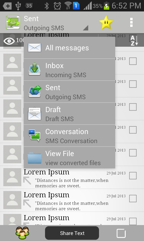 SMS Converter ( All in one )