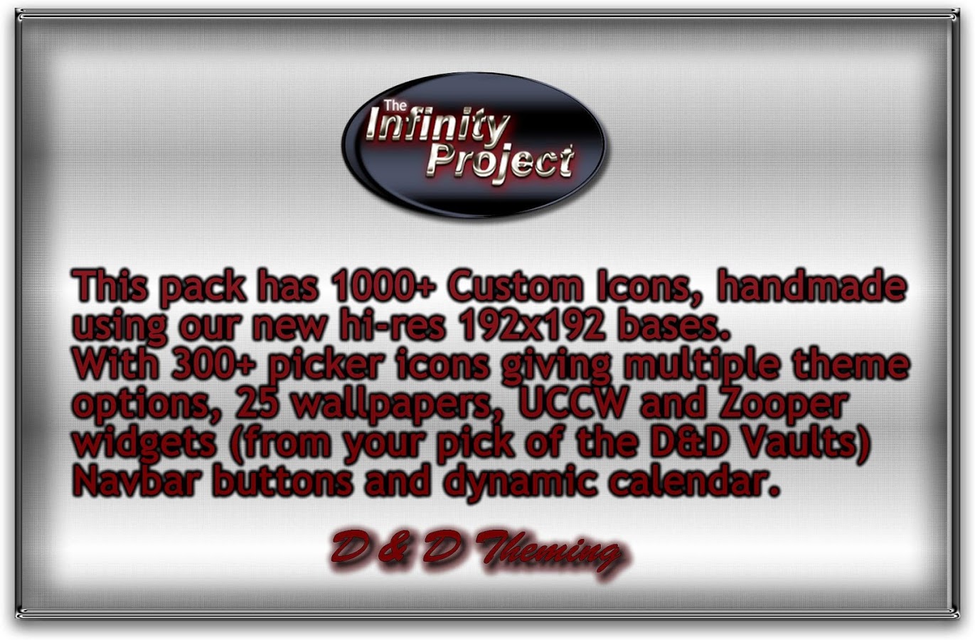 The Infinity Project Icon pack