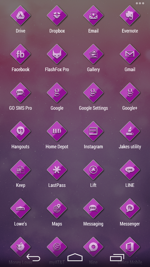 VM12 Purple Diamond Icons