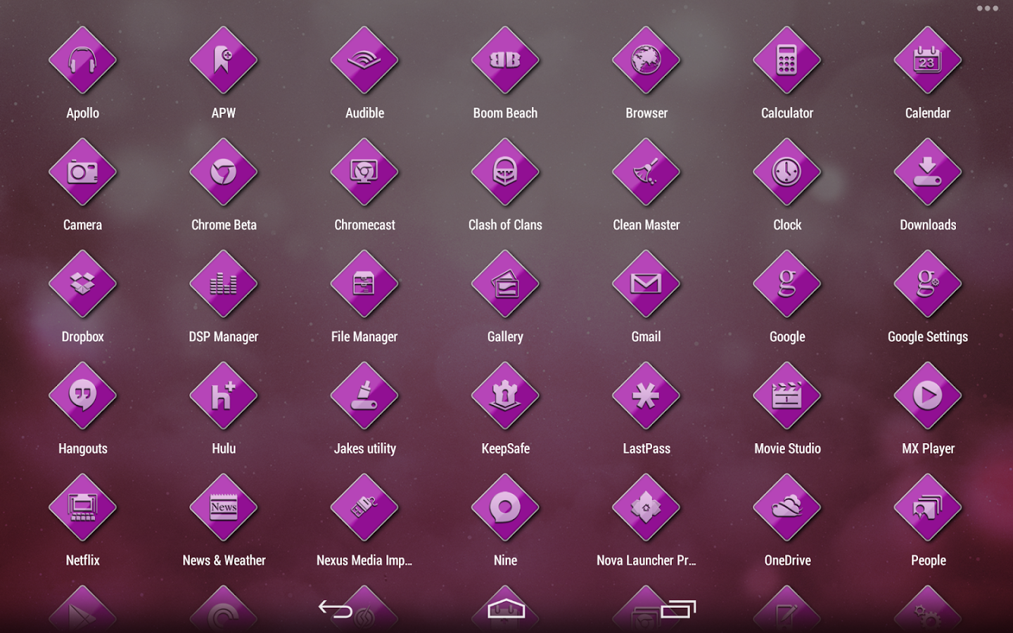 VM12 Purple Diamond Icons