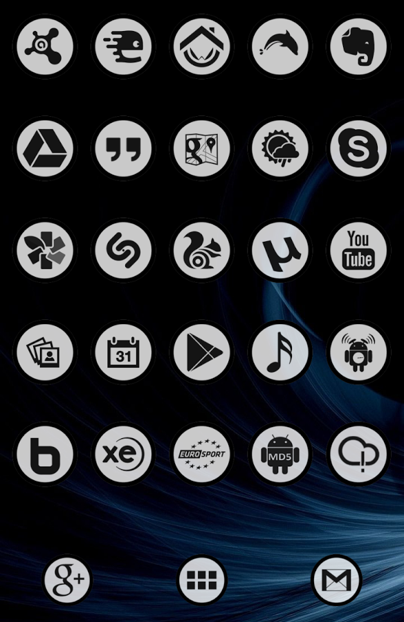 White Rounds - Icon Pack