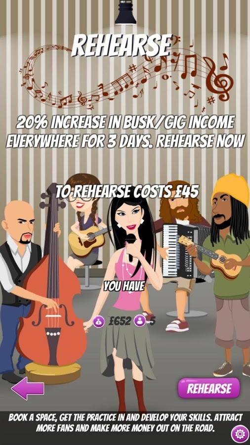 Busker Boss: Music RPG Game (Full/Mod Money)