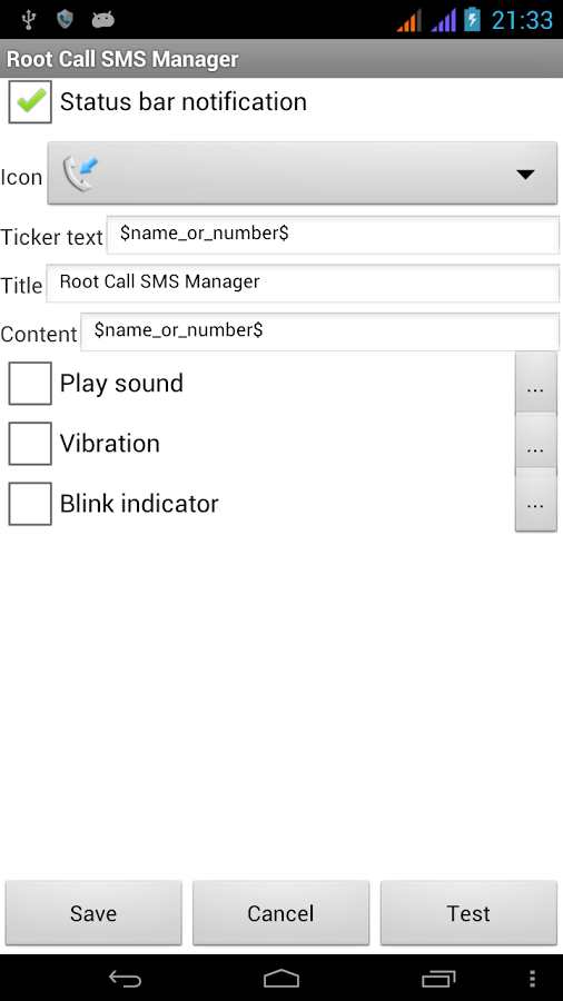 Root Call SMS Manager