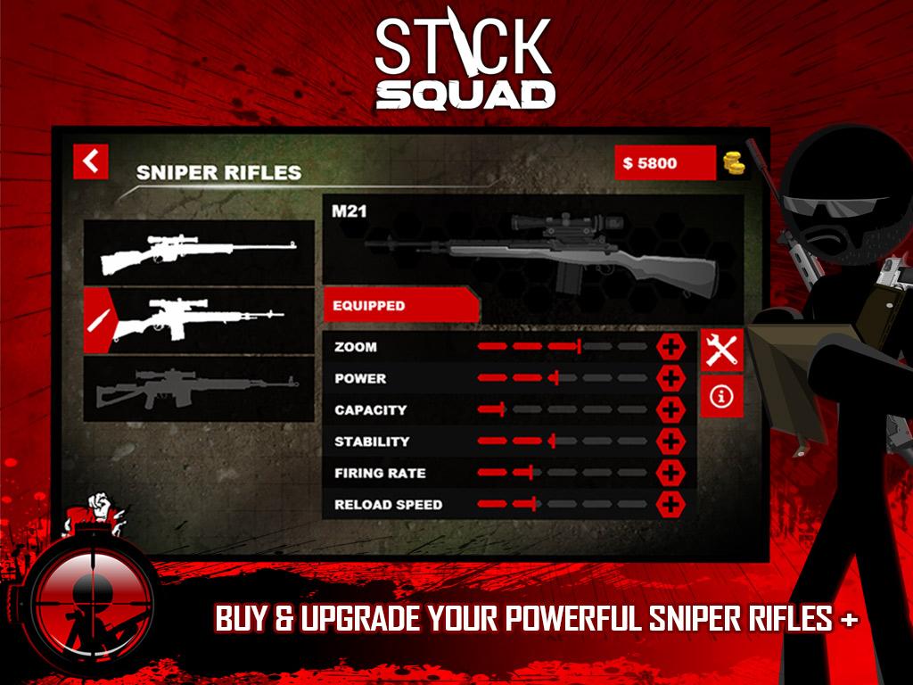 Stick Squad - Sniper contracts (Mod Money)